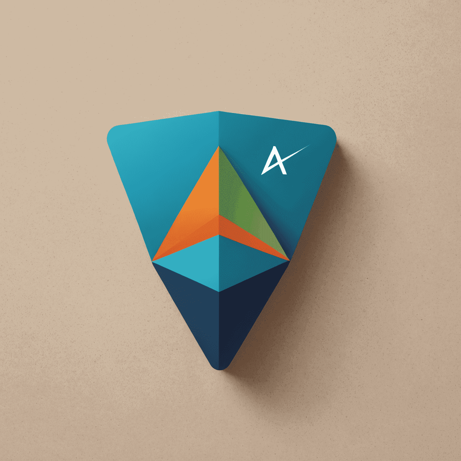 Alliant logo - A modern, sleek design combining shades of blue and green with a subtle orange accent, representing innovation and creativity in content creation