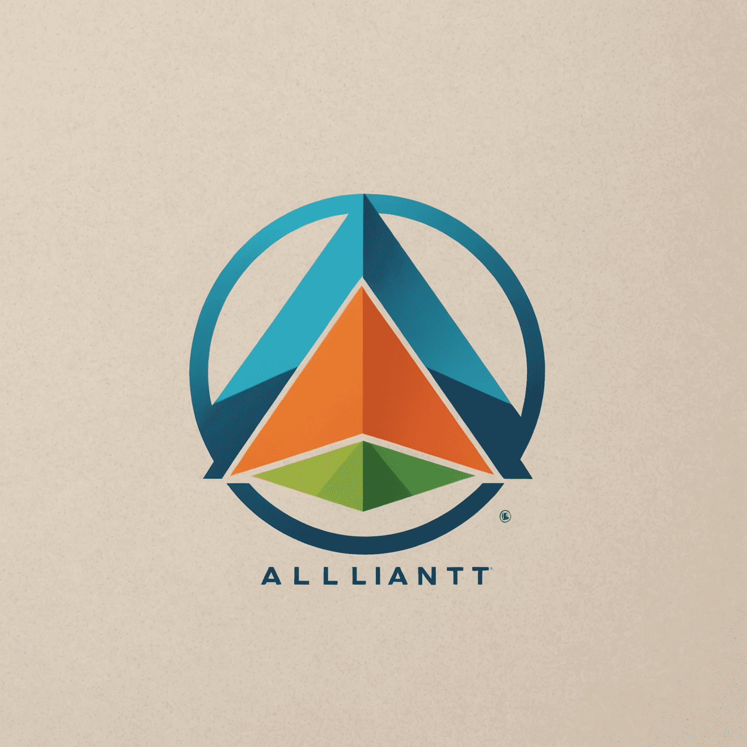 Alliant logo - A modern, sleek design combining shades of blue and green with a subtle orange accent, representing innovation and creativity in content creation