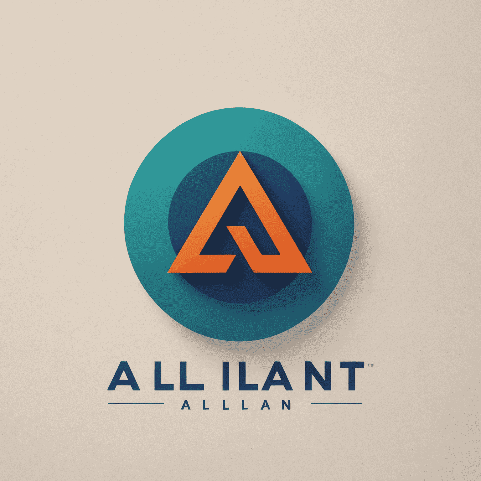 Alliant logo - A modern, sleek design combining shades of blue and green with a subtle orange accent, representing innovation and creativity in content creation